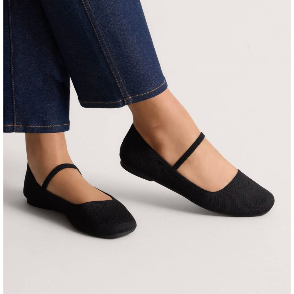 ROTHYS Max Square Mary Jane Black Sz 8.5